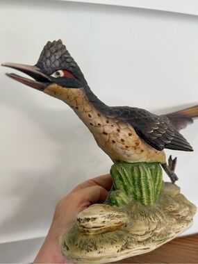 Roadrunner Handcrafted Fine Porcelain Figurine by Andrea - Incredibly Detailed